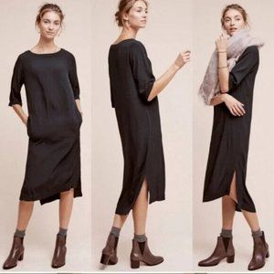 Anthropologie Holding Horses Deep Green Dress OB571971 XSP